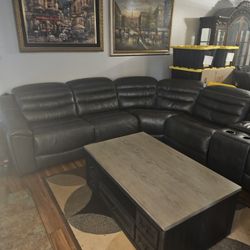 Ashley Furniture Large Sectional Couch Barely Used Moving