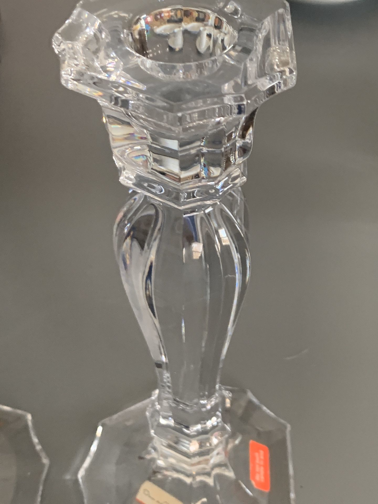 Oscar de la Renta Crystal Candlesticks