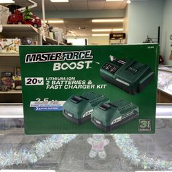 Master Force boost Battery and charger