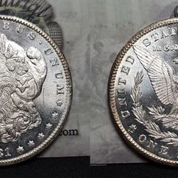 1881 CC Morgan Silver Dollar $1 Choice BU - Better Carson City !!
