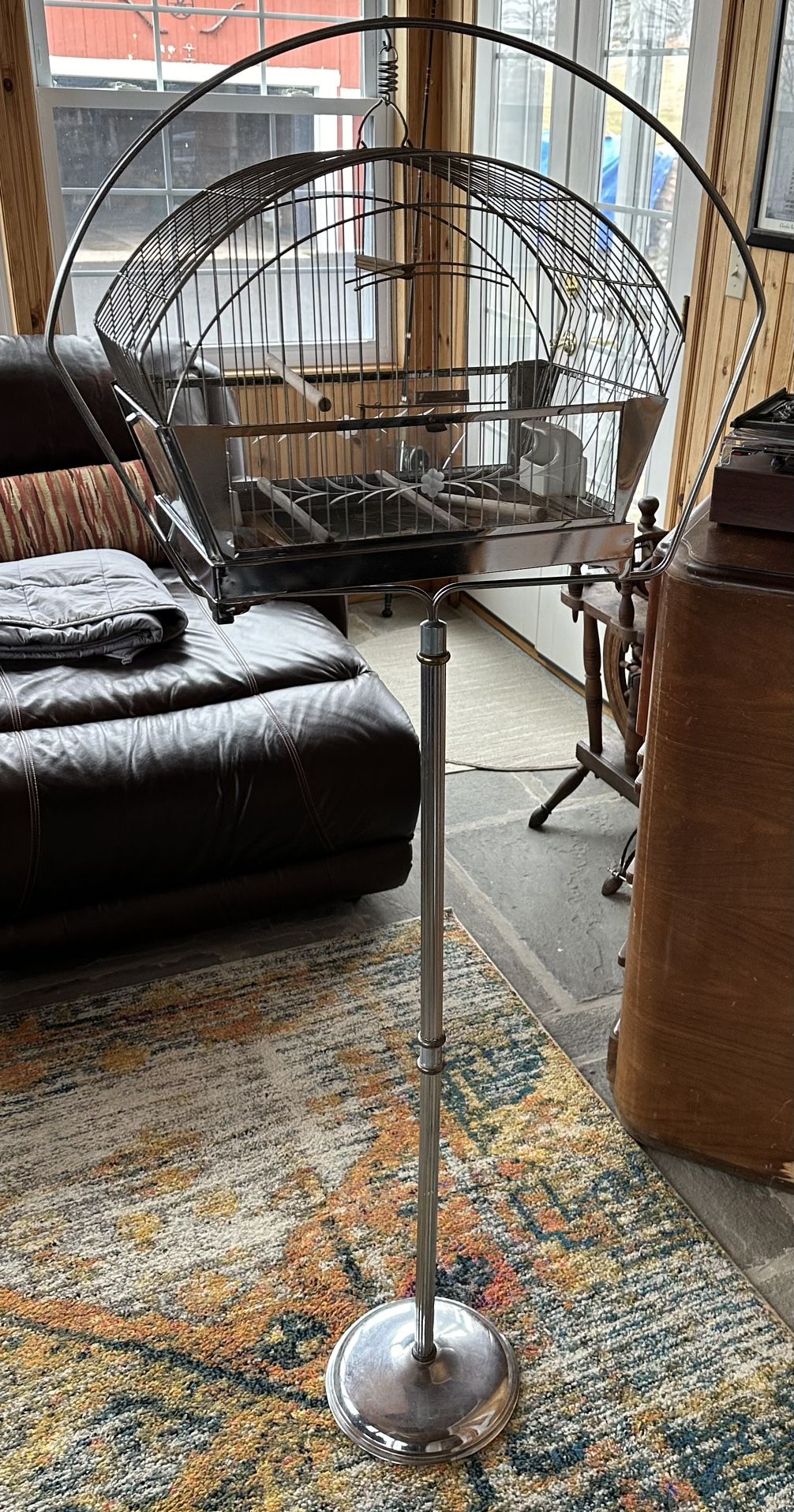 Vintage Hendryx MCM Bird Cage