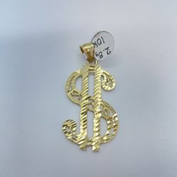 Gold Money Sign Pedant 