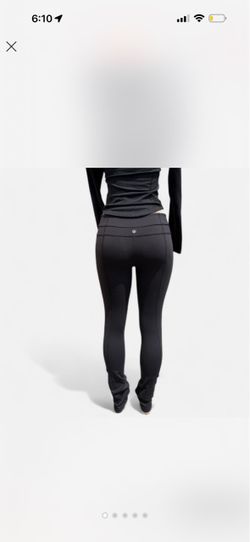 lululemon mini flare leggings full length size 6