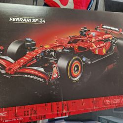 Lego Technic Ferrari Sf-24 F1 Car Model Building Kit 