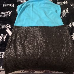 Dressy Top And Sequined Skirt