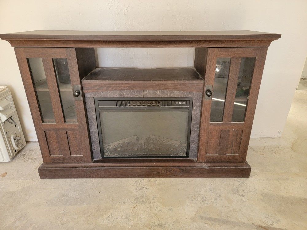 Electric Fireplace TV Stand 