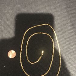 24k Gold Rope Chain