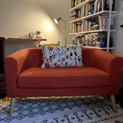 Red Loveseat