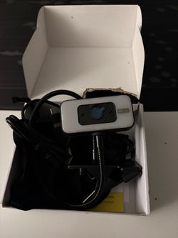 4K Webcam for PC with Light