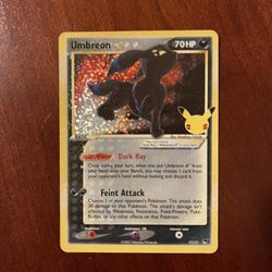 🤌🏻Umbreon Gold Star ⭐️(17/17) / 🚨Pokemon Card Celebrations 🔥 25th Anniversary / NM-MINT
