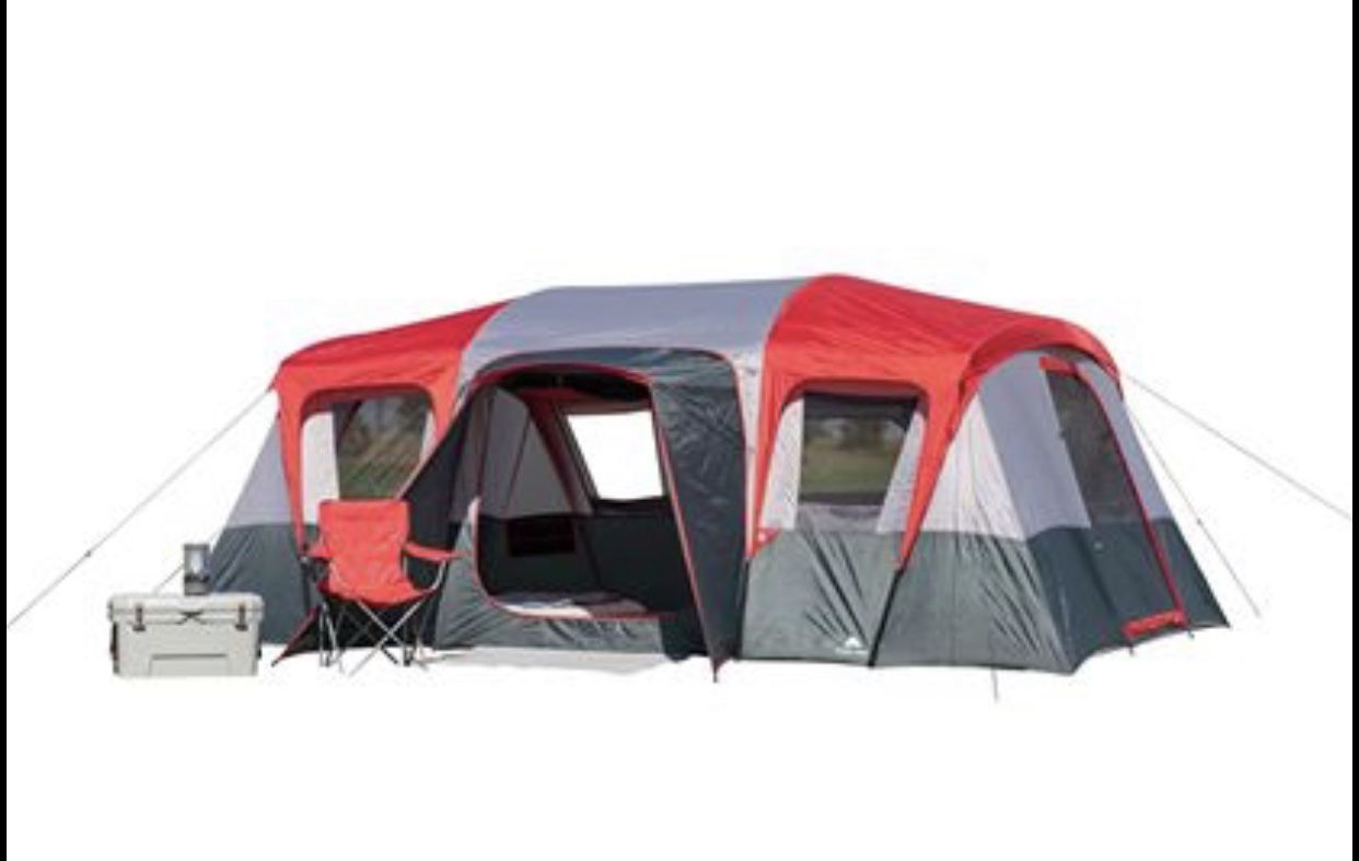 Ozark Trail 16-Person Cabin Tent Camping Hiking Outdoors Park Lake