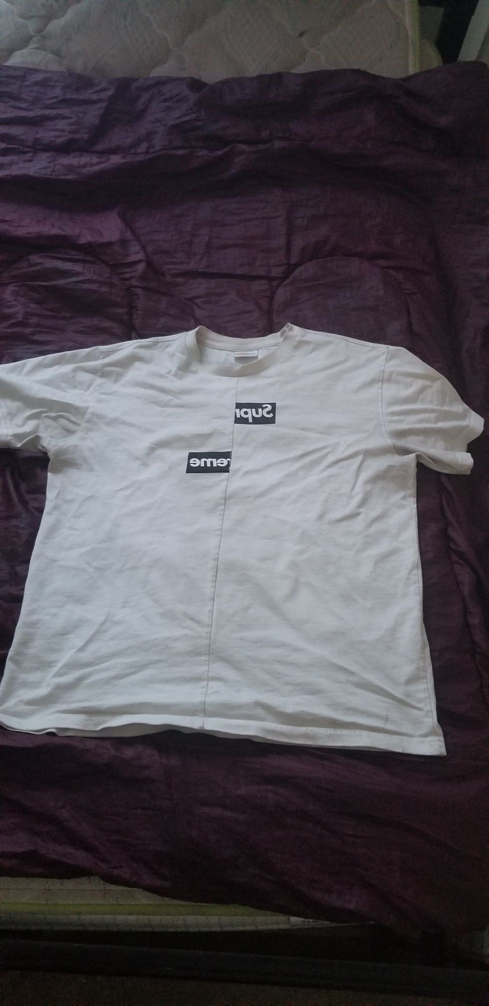 Supreme cdg box logo