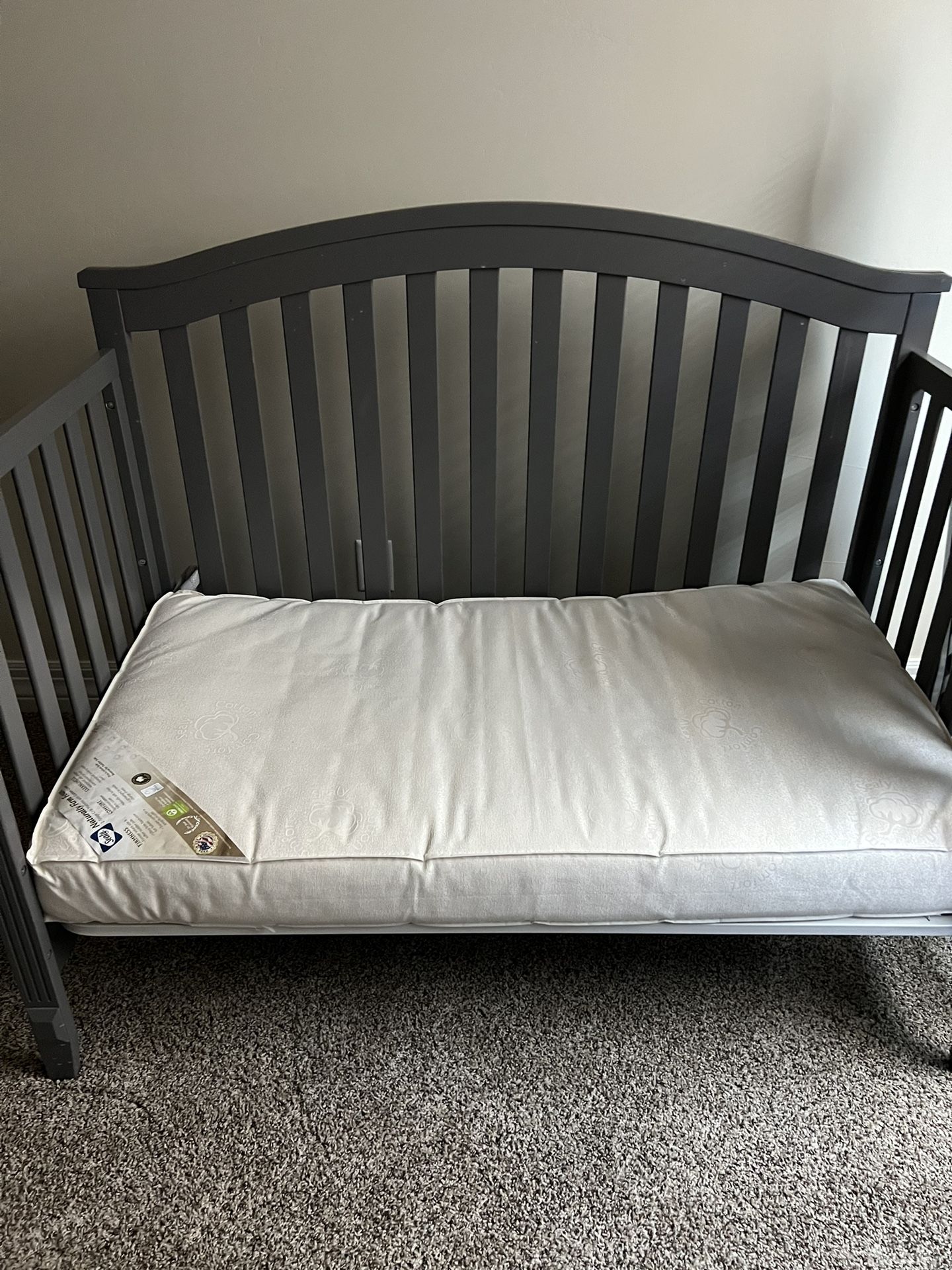 Crib With New Mattress 