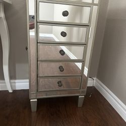 Mirrored Jewelry Cabinet 