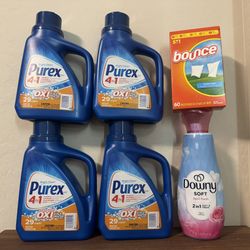 Purex Oxi Downy Laundry Detergent Bundle