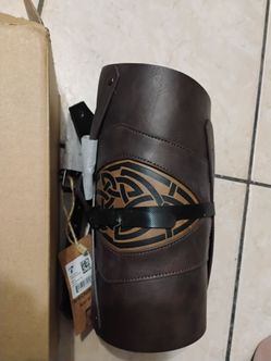 New Medieval leather leg gaiters