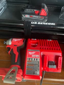 Milwaukee Brushless Impact Driver with M18 Battery and Charger