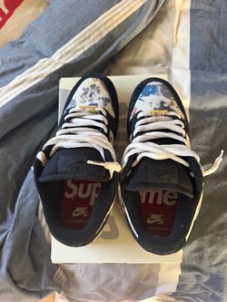 Supreme Rammellzee sb dunks size 8.5