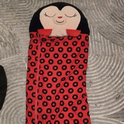 Kids sleeping bag lady bug