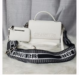 Stevemadden Crossbody Purse White