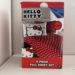 Hello Kitty Full Bed Sheets And Pillow Cases 