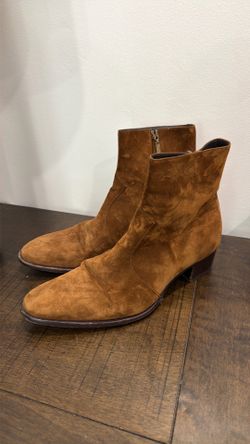 Saint Laurent Paris Brown Suede Ankle Boots Men’s US 10.5 / EU 43.5