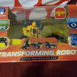 Transformering Robot Radio Controlled Car