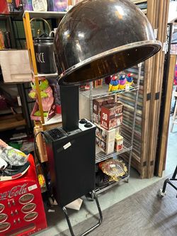 Vintage Salon Hair Dryer β $150 Bring some retro style to your salon, studio, or collection! Large floor-standing hooded hair dryer with adjustable t