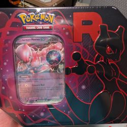 Pokemon TCG Destined Rivals Tin Mewtwo EX