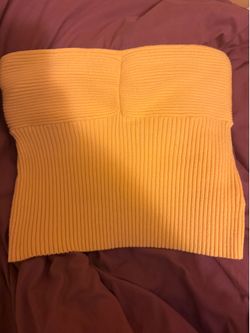 Yellow Pacsun Tube Top Size Large