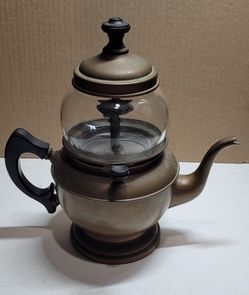 Antique Empress Ware Coffee Pot NY Stamping Company 