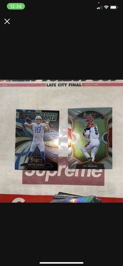 Justin Herbert And Joe Burrow Rookie Card
