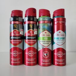 4 Old Spice Deodorant Dry Spray 
