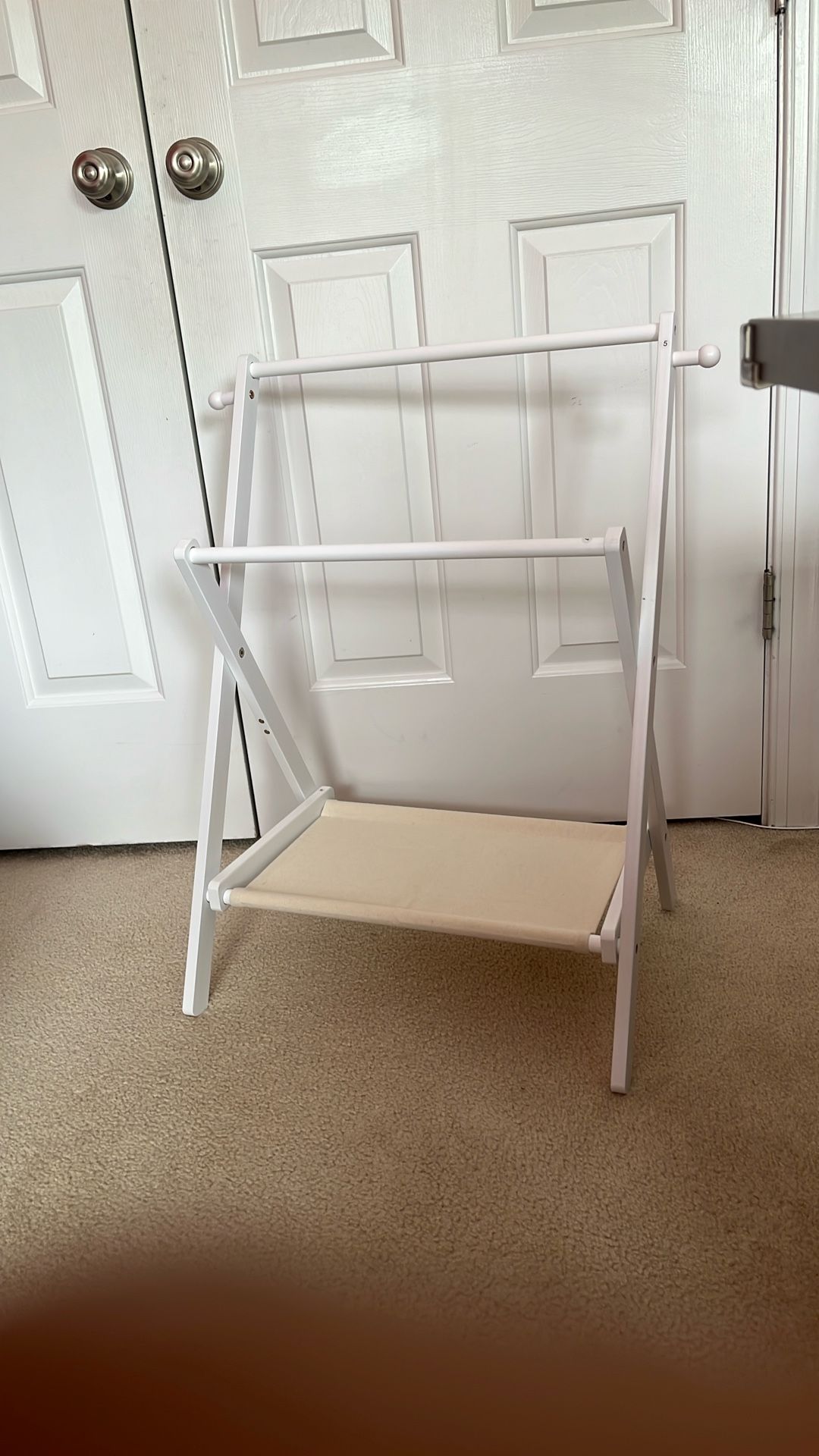 Bamboohomie Mini clothes rack for toddlers foldable