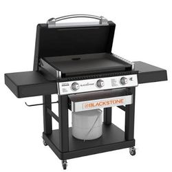 NEW Black Blackstone 28” XL Griddle With Hood & Adjustable Front Tray (Model 2152)