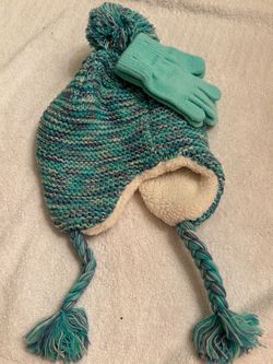 Kids Winter Hat and Gloves Set