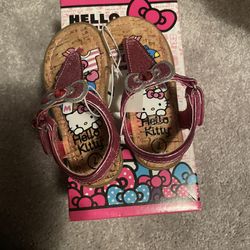 Kids Pink Hello Kitty Sandals 