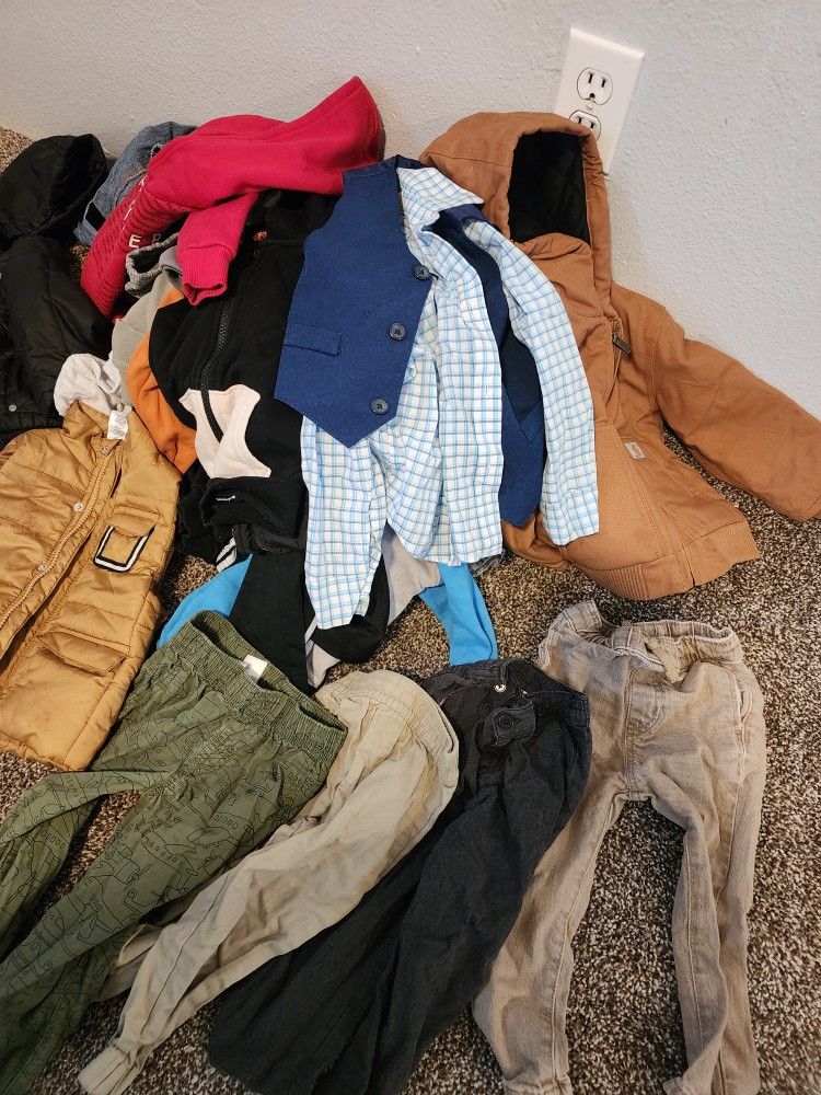 Free Toddler Boy Clothes Size 2T*pending Pick Up*