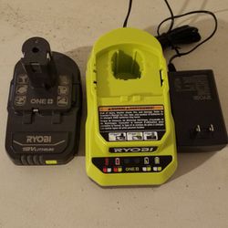 Ryobi 18-volt Battery & Charger