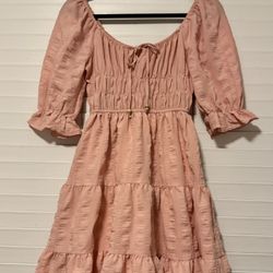 Pink Babydoll Dress