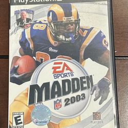 Madden 2003 PS2