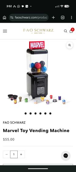FAO Schwarz
Marvel Toy Vending Machine