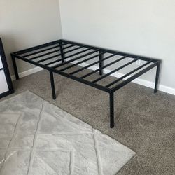 Twin Bed Frame (18 Inches High For Storage Underneath)