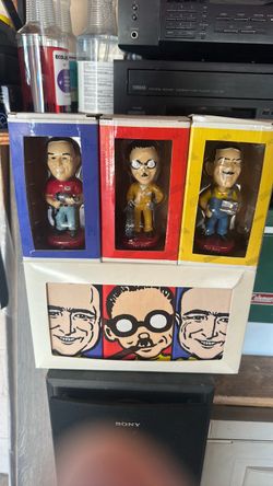 Pep Boys Bobblehead Set of 3