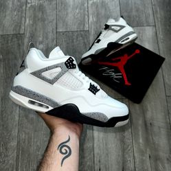 Jordan 4 Retro “White Cement” Sizes 11 / 13 / 14 IN HAND BRAND NEW