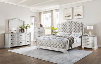 QUEEN BED-DRESSER-MIRROR