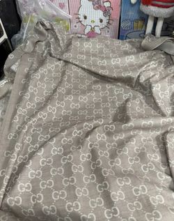 G**CI Wool-Blend Double-Sided Shawl