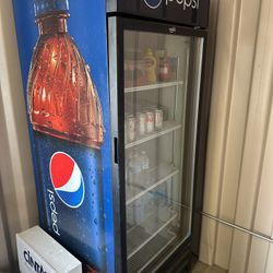 Pepsi Commercial Fridge 