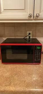 Red & Black microwave