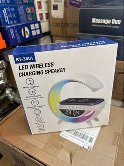 LED Wireless Charging Speaker